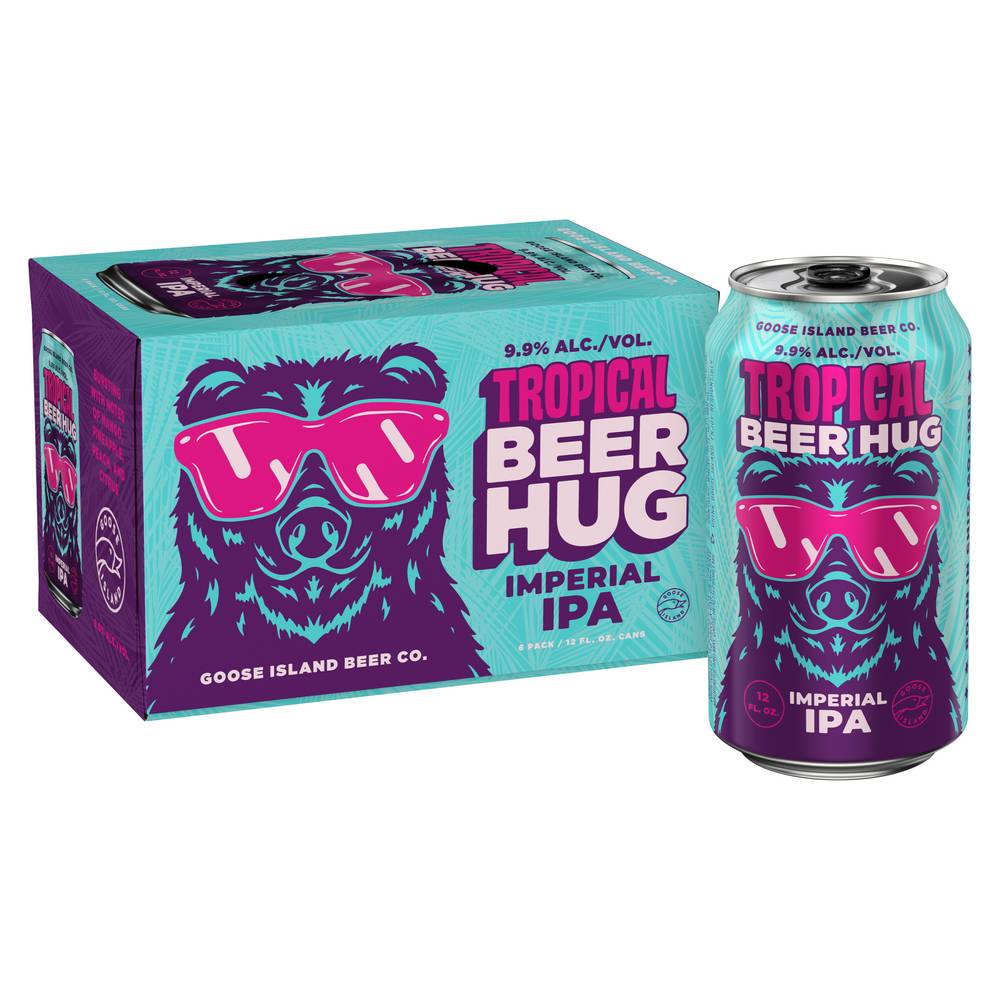 Goose Island Tropical Imperial Ipa Beer Hug (6 pack, 12 fl oz)