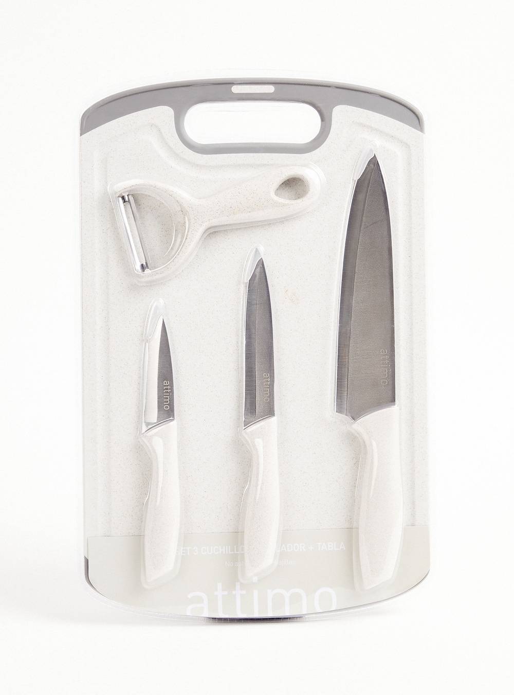 Set de cuchillos acero inoxidable (4 u)