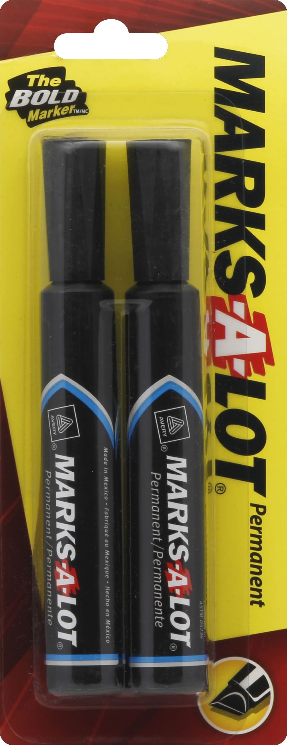 Avery Marks a Lot Permanent Black Markers (3.6 oz)