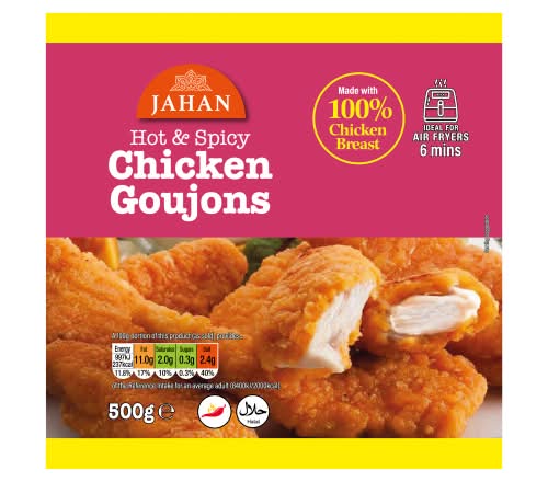 Jahan Hot & Spicy, Chicken Goujons (500g)