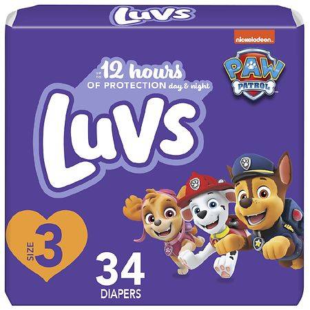 Luvs Pro Level Diapers, Size 3 (34 ct)