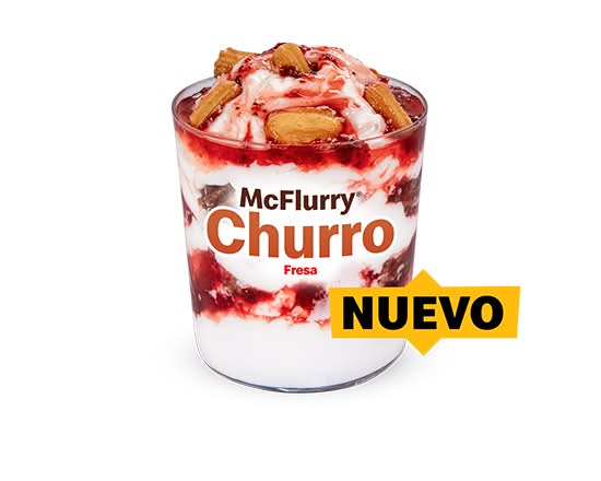 McFlurry Churro Fresa