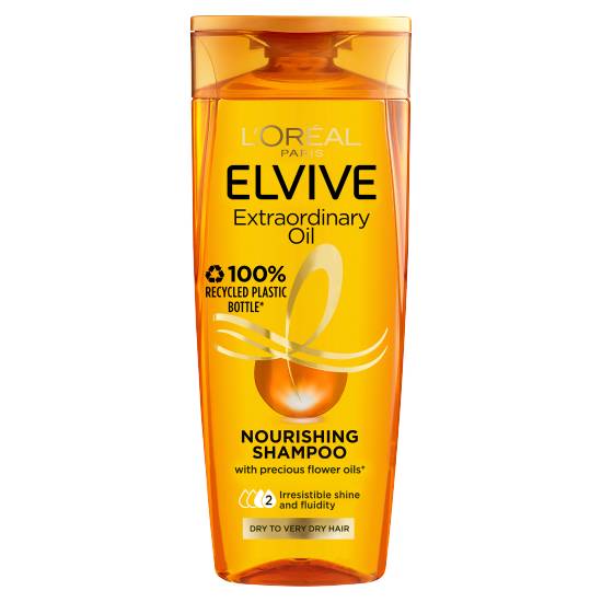 L'oreal Paris Shampoo By Elvive Extraordinary Oil For Nourishing Dry Hair 300ml