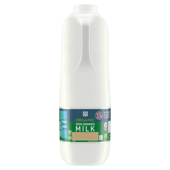 Co-Op Organic Fresh Semi-Skimmed Milk 1.136L