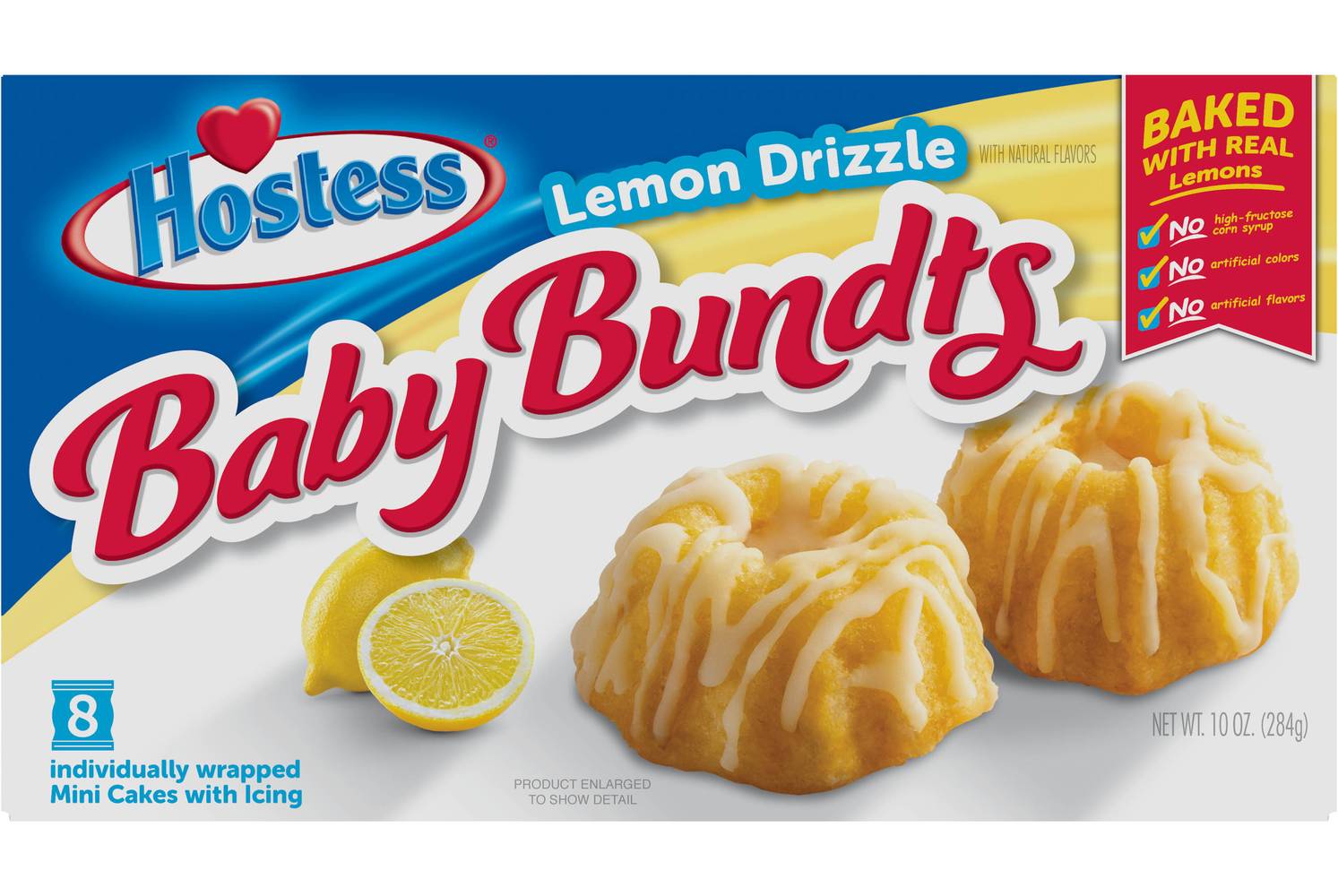 Hostess Baby Bundts Lemon Drizzle Cakes (10 oz)