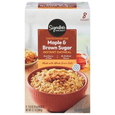 Signature Select Maple Brown Sugar Instant Oatmeal