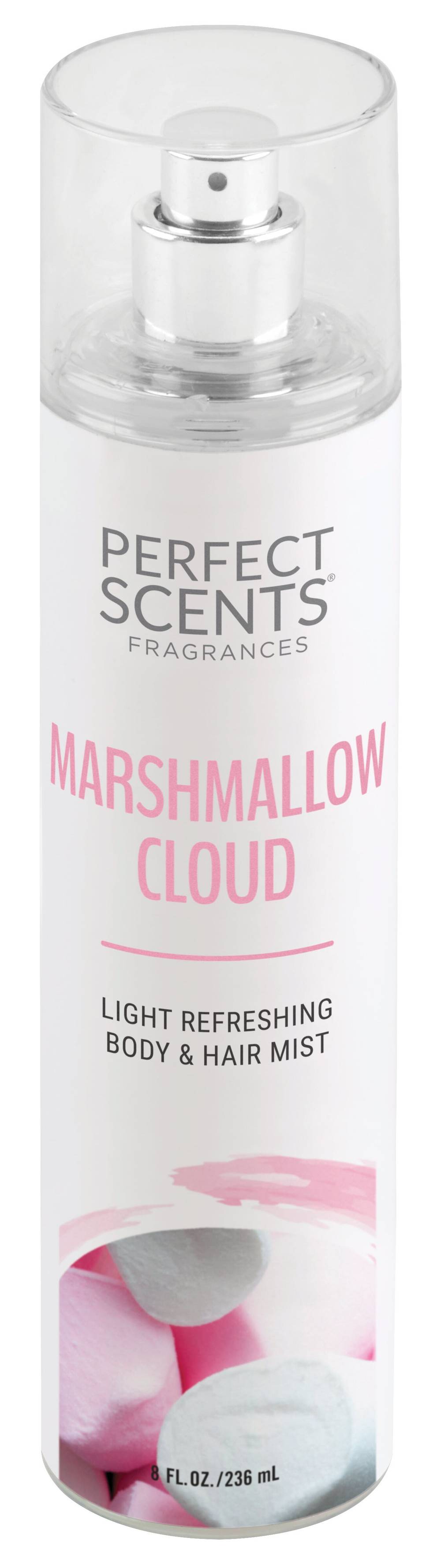 Perfect Scents Light Refreshing Body & Hair Mist, Marshmallow Cloud (8 fl oz)