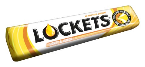 Lockets Honey & Lemon Cough Sweet Menthol Lozenges (41g)
