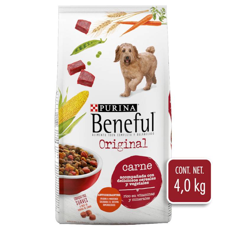 Beneful alimento para perro adulto (bolsa 4 kg)