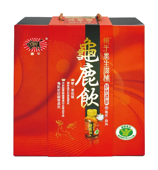 鐵牛養生滋補龜鹿飲50mlx6入 <1Box盒 x 1 x 1BOX盒>