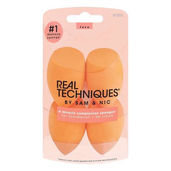 Real Techniques Face Miracle Complexion Sponges (4 ct)