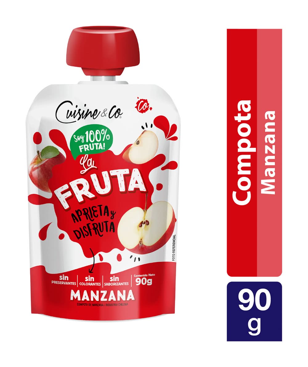 Cuisine & Co · My fruit puré de fruta - Manzana (90 g)
