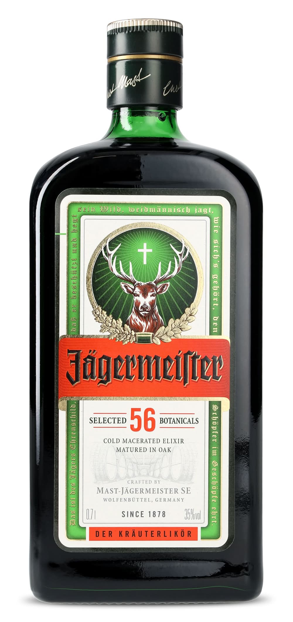 Licor De Hierbas Jägermeister Botella 70 Cl