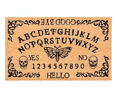 Dark Enchantment Tan Ouija Board Coir Doormat