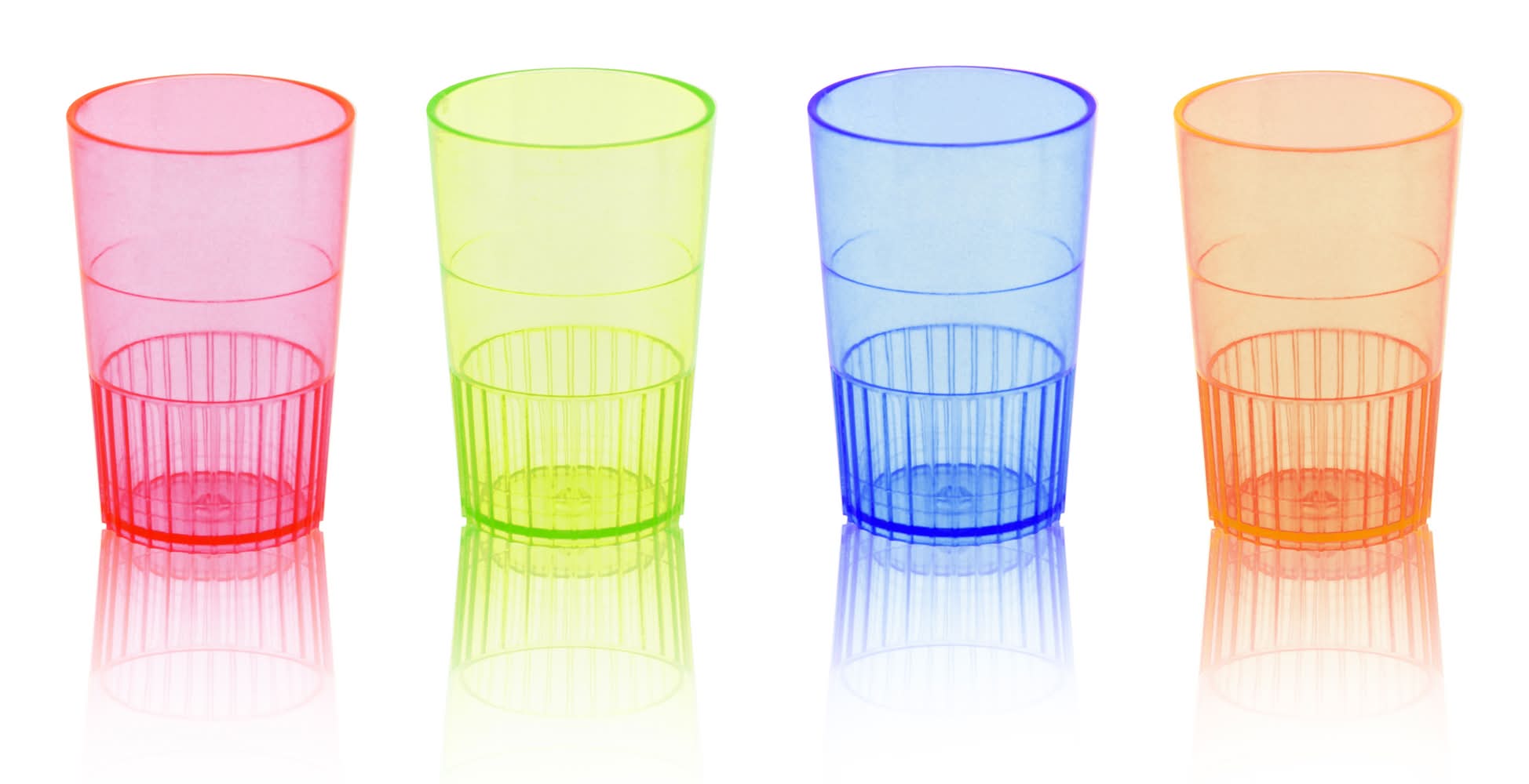 TRUE Multi Color Party Shot Glasses (3.2 oz)
