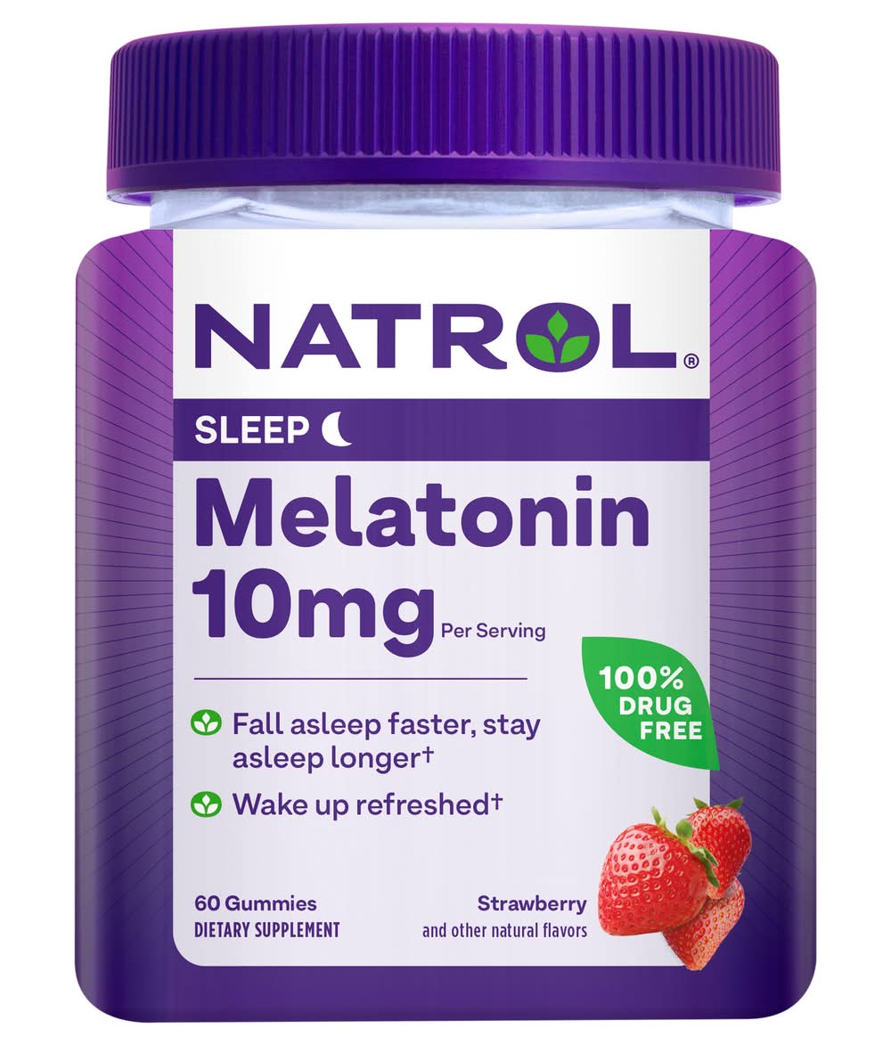 Natrol Melatonin Sleep Gummies 10 mg, Strawberry (60 ct)