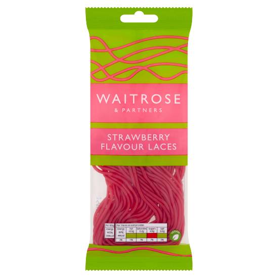 Waitrose Strawberry Flavour Laces