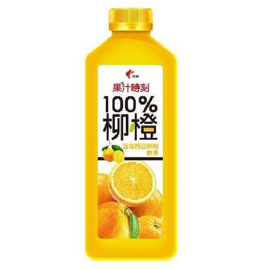 果汁時刻100%純柳橙汁800ml