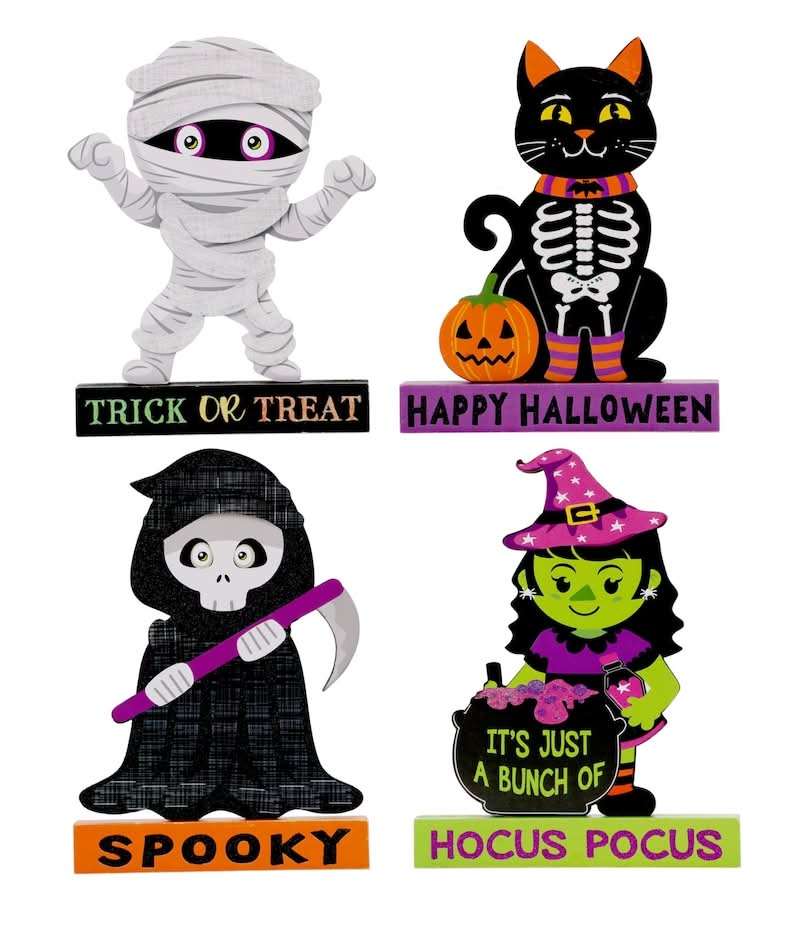 Styles Halloween Icon Tabletop Decor, Assorted