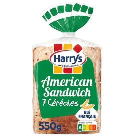 Harrys pain de mie american sandwich aux céréales