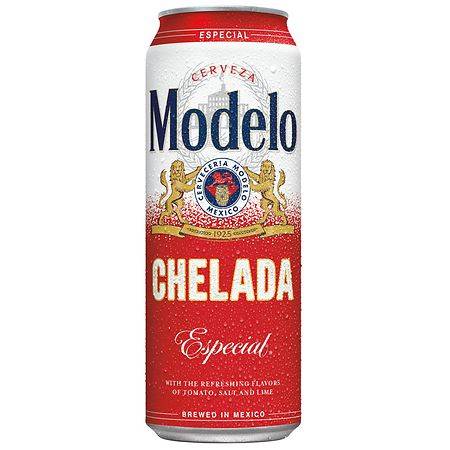 Modelo Chelada Especial Mexican Import Flavored Beer - 24.0 fl oz