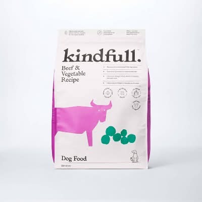 Kindfull Dry Dog Food, Beef & Vegetable, Adult (13 lbs)