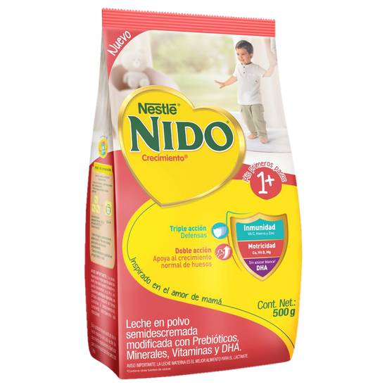 NIDO CRECIMIENTO 1+ PAQ*500G