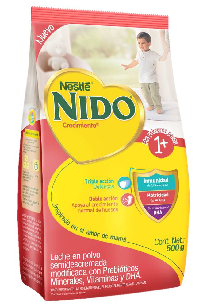 Nido CRECIMIENTO 1+ PAQ*500G