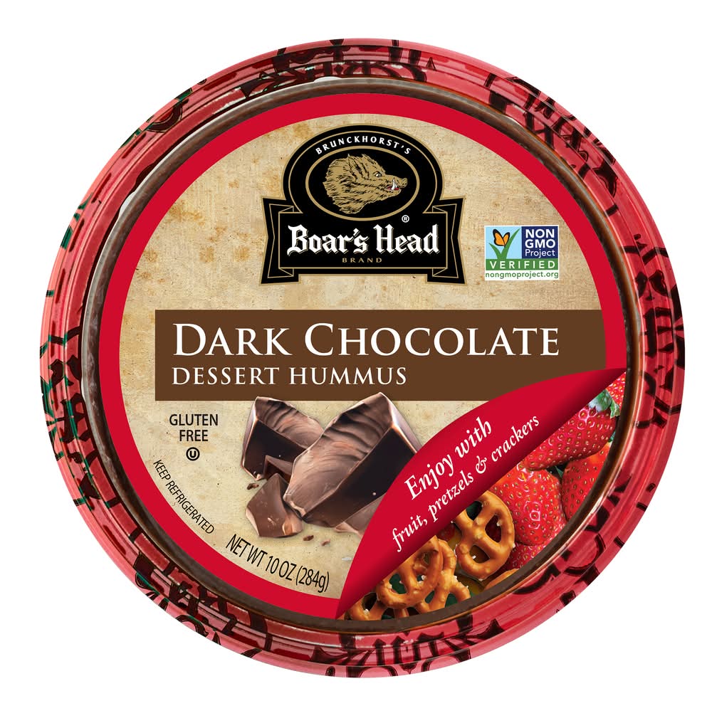 Boar's Head Dessert Hummus, Dark Chocolate (10 oz)