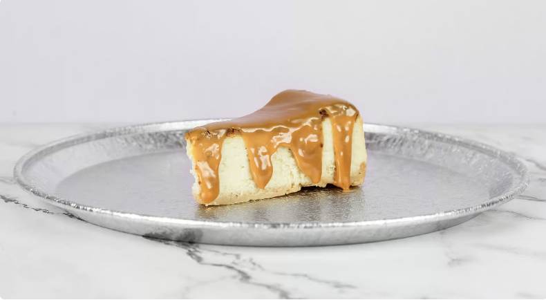 Caramel Cheesecake Slice