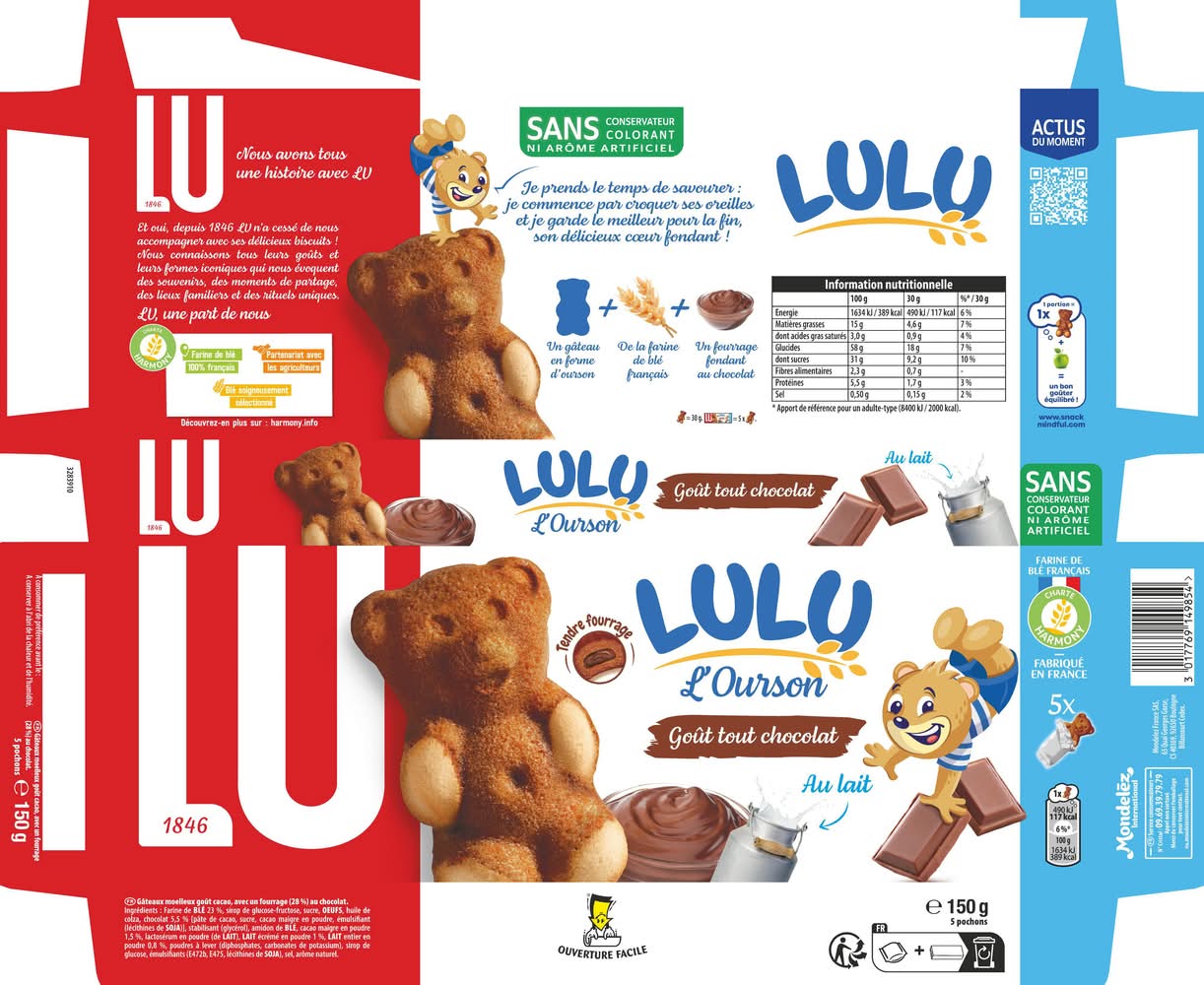 Lulu L'ourson tout chocolat Delivery Near Me | Order Online | Uber
