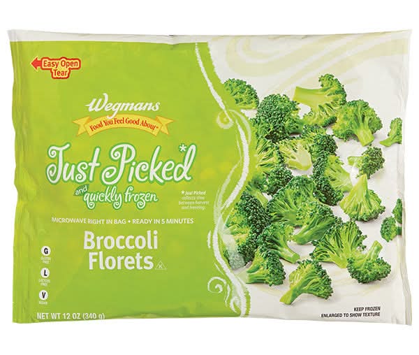 Wegmans Frozen Steamable Broccoli Florets