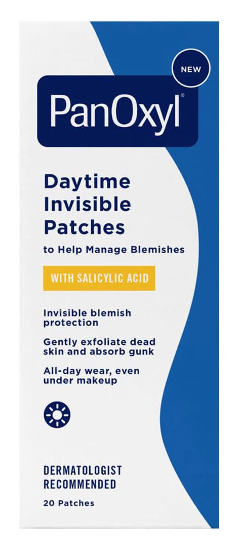 PanOxyl Daytime Invisible Blemish Patches With Salicylic Acid (0.48 oz, 20 ct)