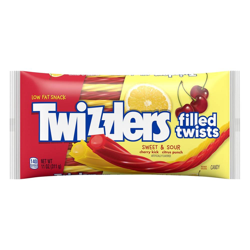 Twizzlers Sweet & Sour Filled Twists Candy (11 oz)