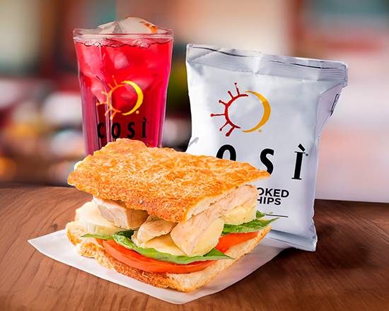 Medio Chicken TBM Sandwich + Bebida + Cosi Chips o mini zanahorias