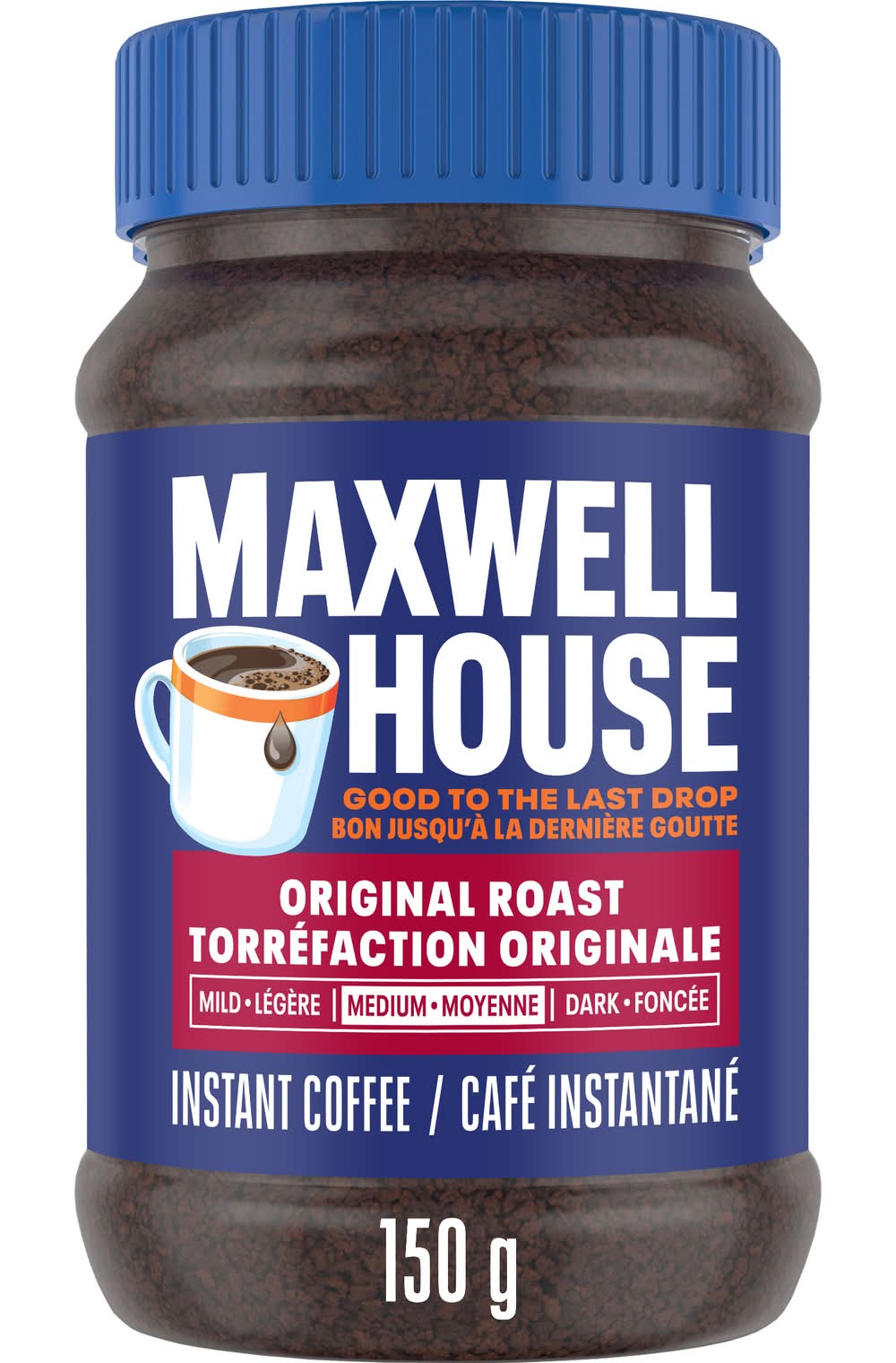 Maxwell House Original Roast Instant Coffee (150 g)