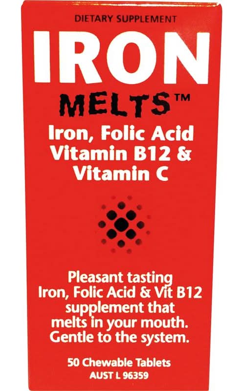 Iron Melts Tablets 50s