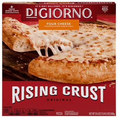 Digiorno Rising Crust Four Cheese Frozen Pizza Box - 24.6 Oz - 24.6 Oz