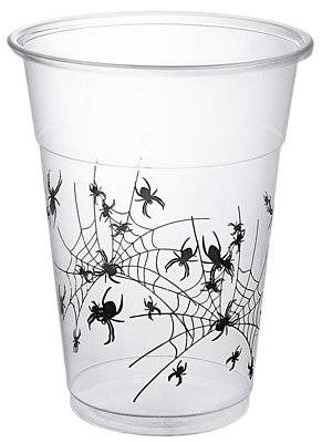 Party Essentials Spider Print Cups - 20Ct