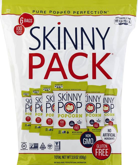 Skinnypop Skinny pack Popcorn (6 ct)