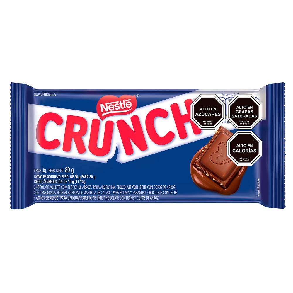 Nestle chocolate crunch (barra 80 g)