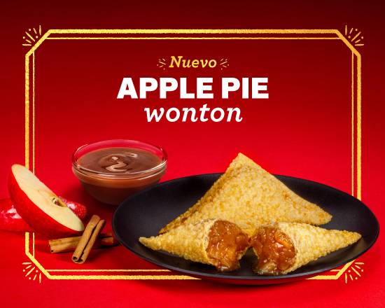 2 Apple Pie Wonton