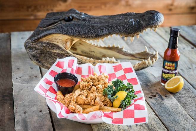 FRIED GATOR TAIL PLATTER