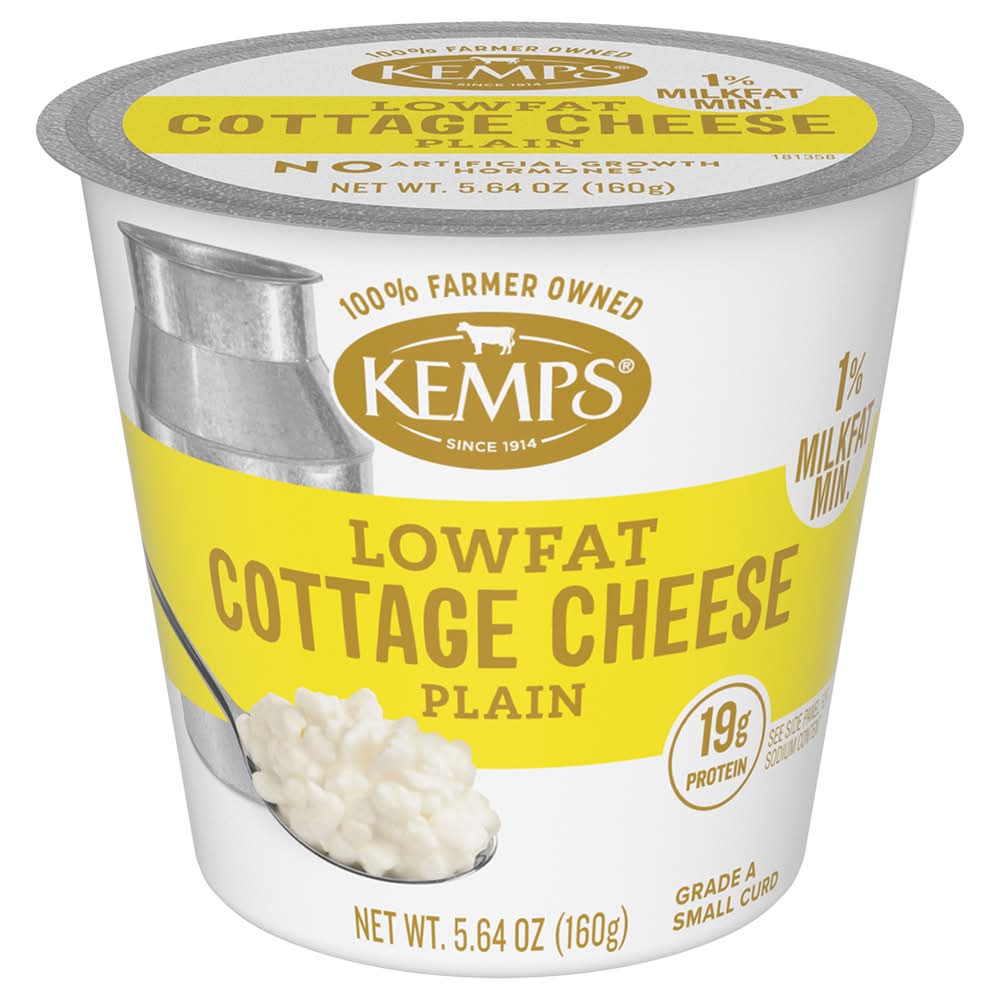 Kemps Lowfat Plain Cottage Cheese (5.7 oz)