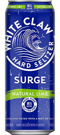 White Claw Hard Seltzer Surge Natural Lime 19.2oz Can