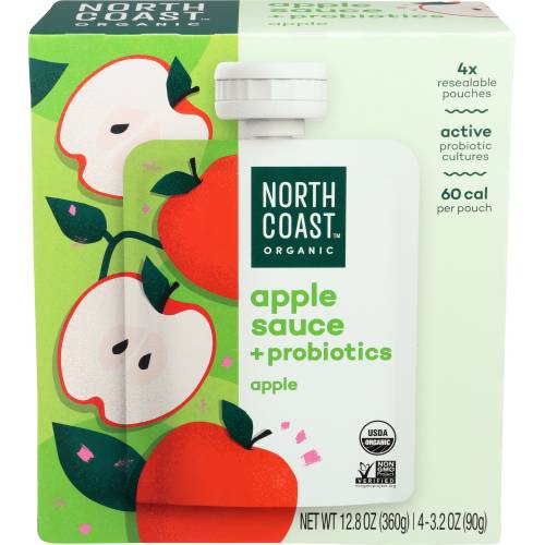 North Coast Organic Apple Sauce + Probiotics