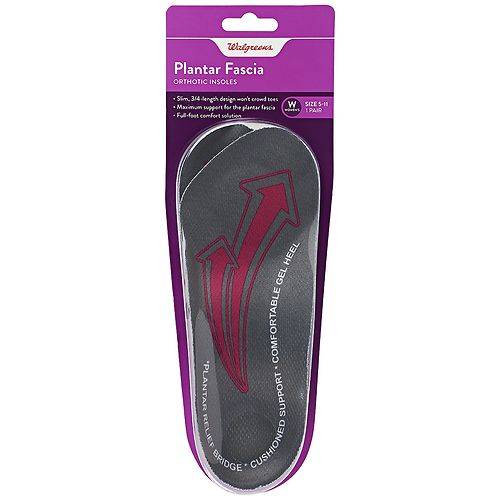 Walgreens Plantar Fascia Orthotic Insoles for Women - 2.0 ea