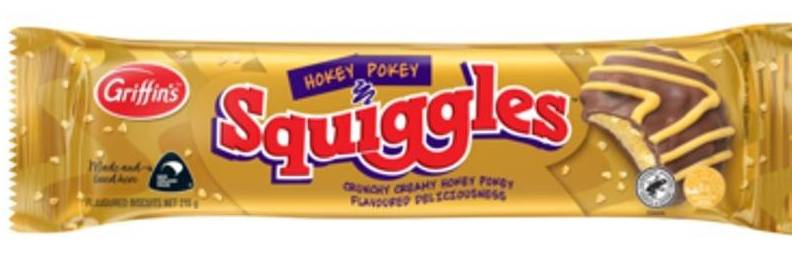 Griffins squiggles hokey pokey 215g