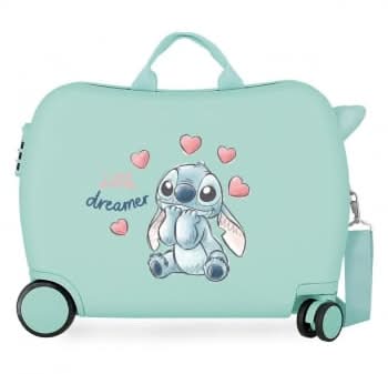 Maleta Infantil 38x20x50 cm, 4 ruedas, 2 Multi, Disney Little Dreamer, Turquesa