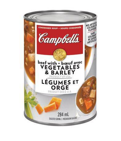 Campbell’s Campbell's Condensed Beef With Vegetables & Barley Soup (284 ml)